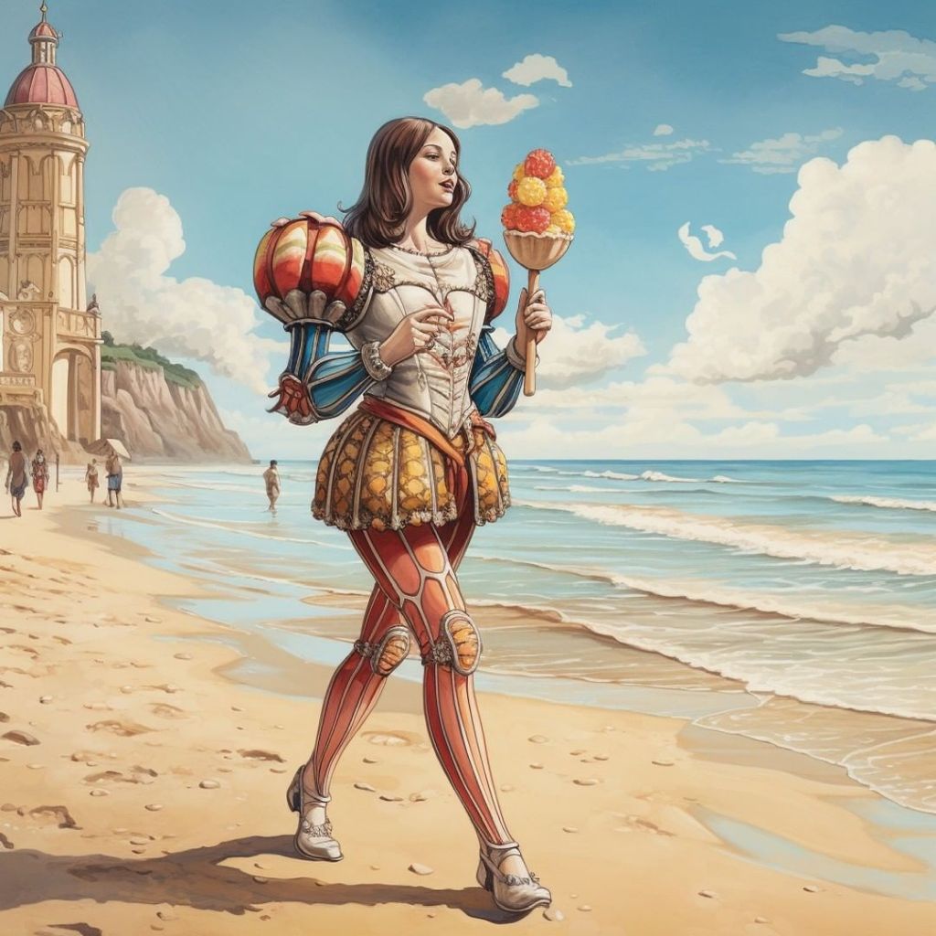 Breezy Elizabethan Ice Cream Affair